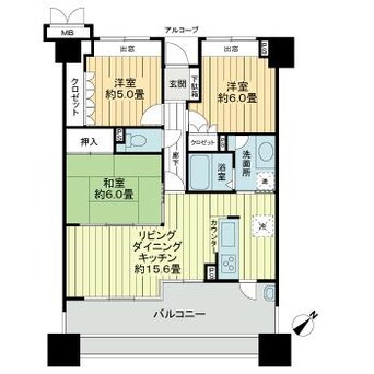 間取図 サーパス高松駅前フレシアサンポート