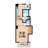 サニーハイツ松島 1DKの間取り