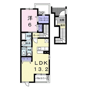 間取図 ドエルエバーグリーンＣ