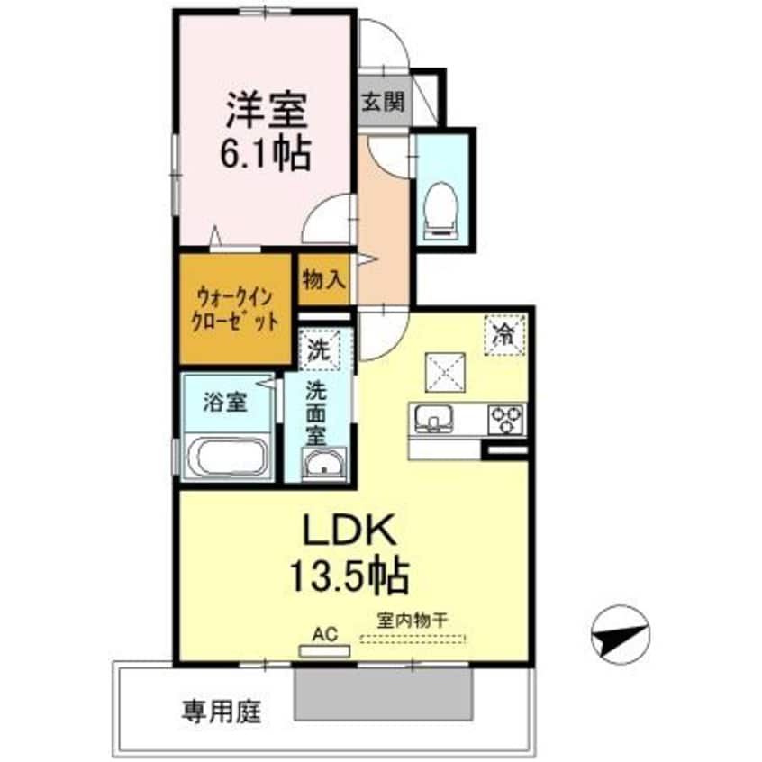 間取図 ミ シェール エクラ
