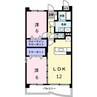 グランディール・Ｓ 2LDKの間取り