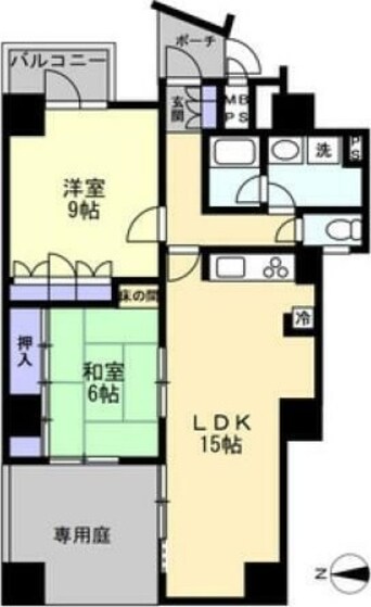 間取図 朝日プラザアーバンコア高松Ⅱ