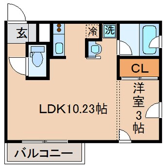 間取図 コリドールナカノ