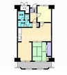 桜町マンション 2LDKの間取り