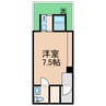 熊野ビル 1Kの間取り