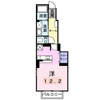 間取図 リヴァード・プレッソⅠ
