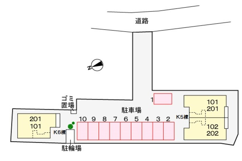 駐車場 メゾンド・ジュネスＫ　５