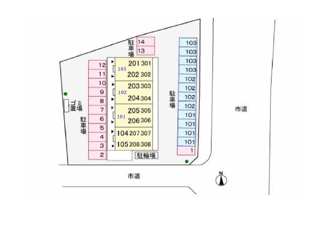 駐車場 ラ・フォート