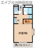 フラワーマンション（花ノ宮） 1Kの間取り