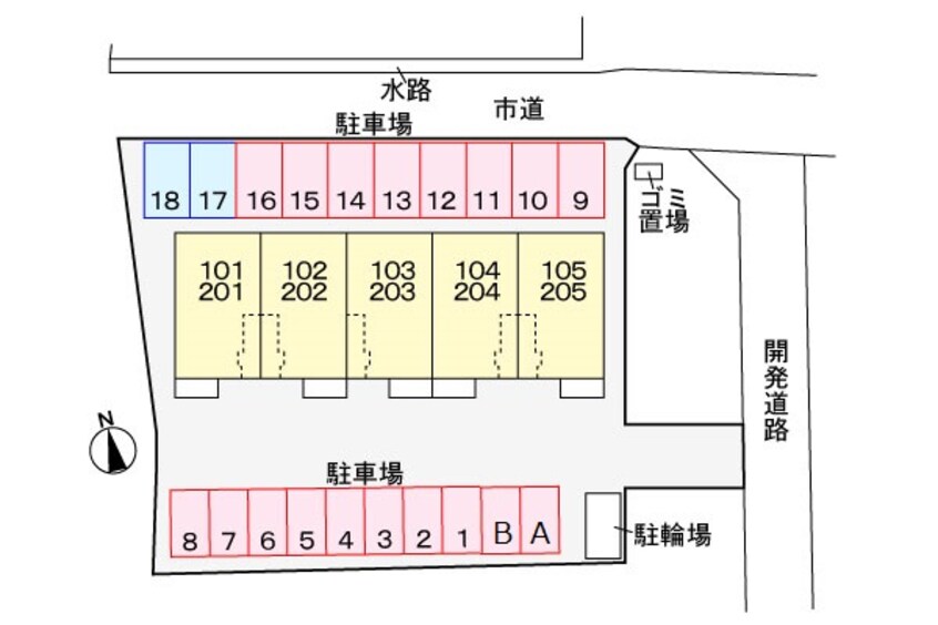 駐車場 グランデ　カーサＨ