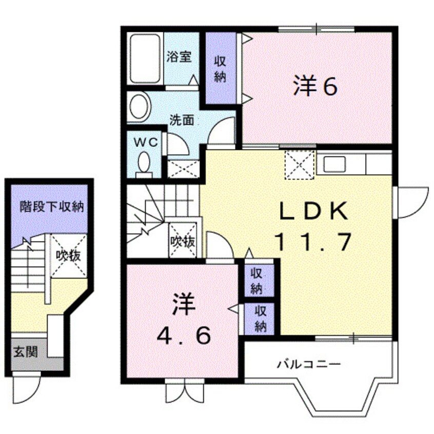 間取図 プライムハイツ　Ⅰ