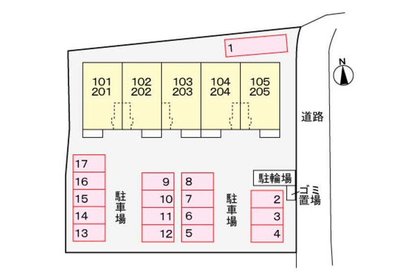 駐車場 カーサ　リアン