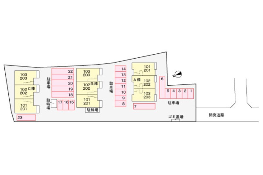 駐車場 グローレＢ