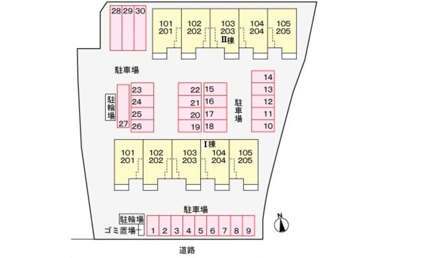 駐車場 アグレアーブルⅠ