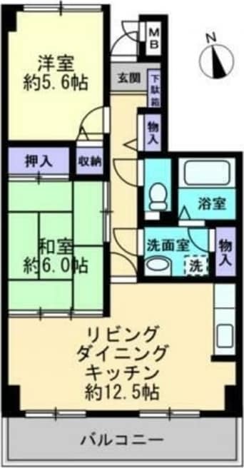 間取図 スカール松縄