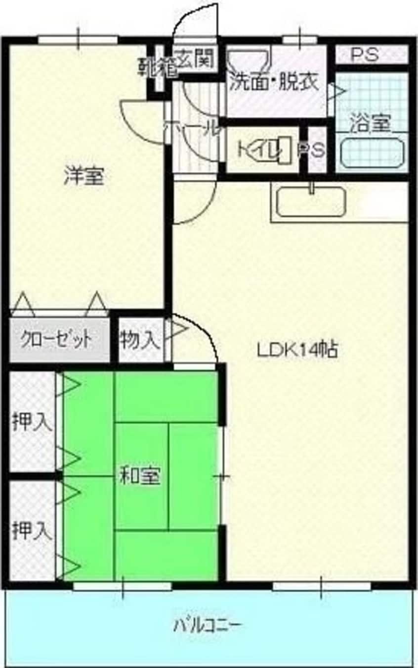 間取図 Ｍ．クラルテ