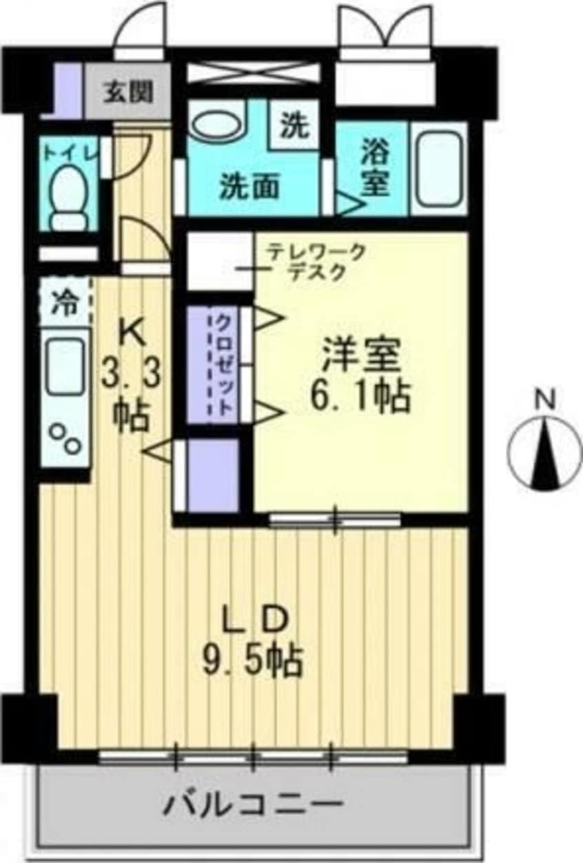 間取図 フィール上之町