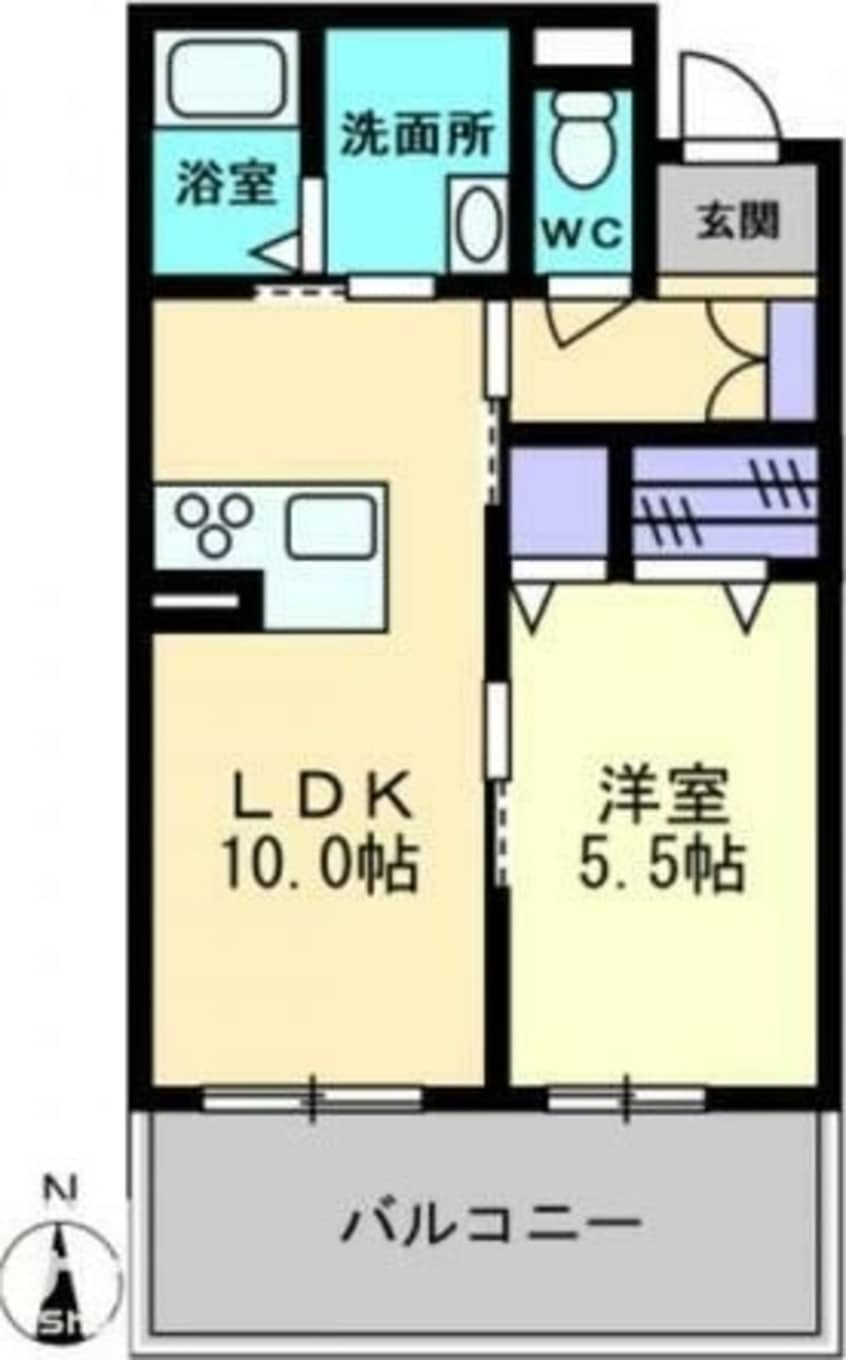 間取図 シャーメゾンＥＳ