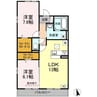 グランデージ サコ 2LDKの間取り