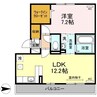 桜サライ 1LDKの間取り
