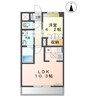 フェリーチェ 1LDKの間取り