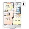 ファインパストラル 2LDKの間取り