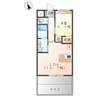 エスポワール 1LDKの間取り