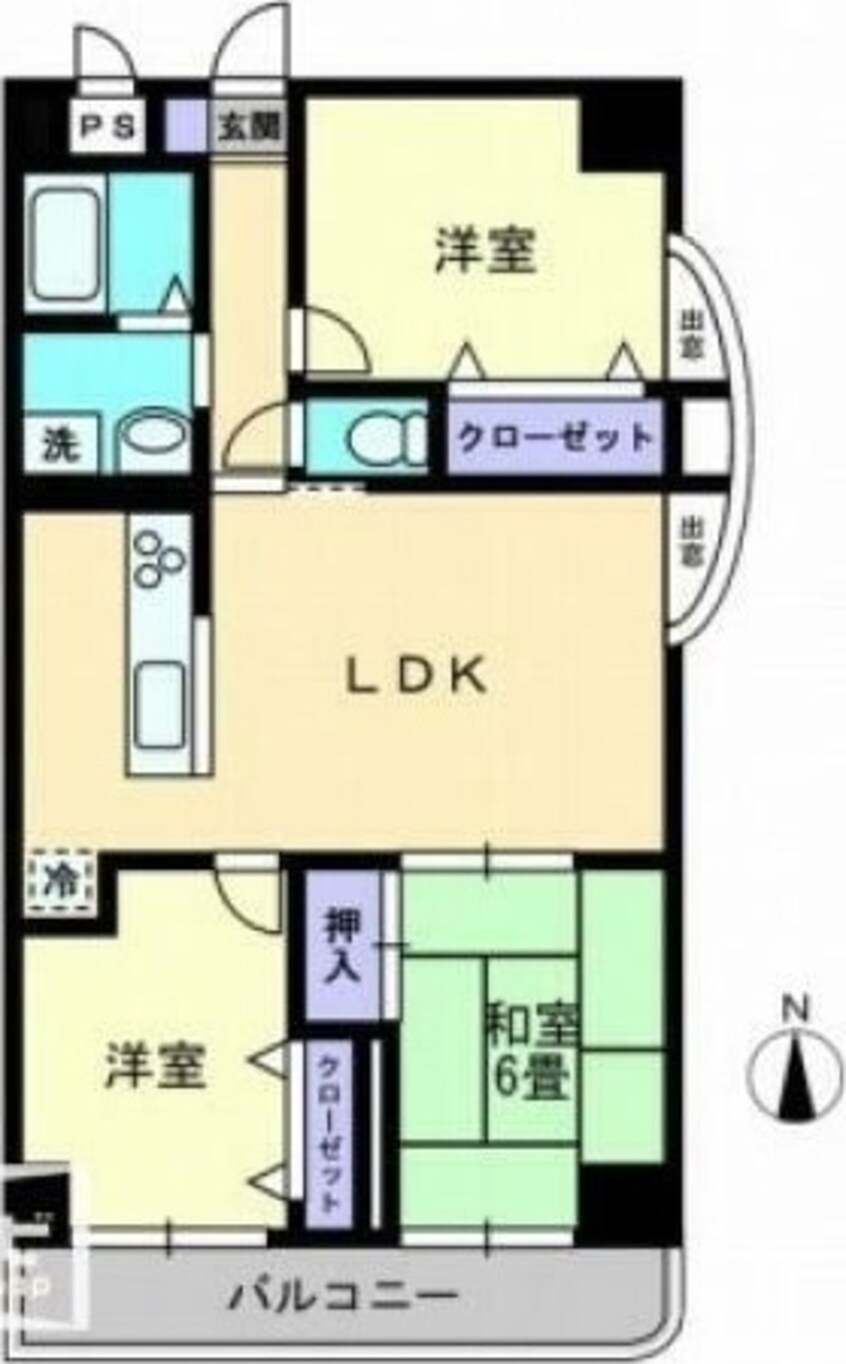 間取図 レイクウエスト