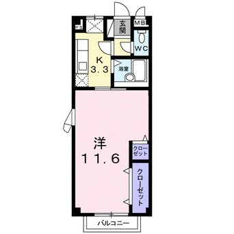 間取図 グランディール江木