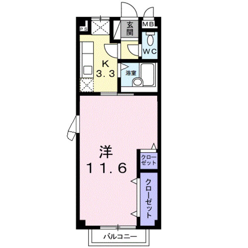 間取図 グランディール江木