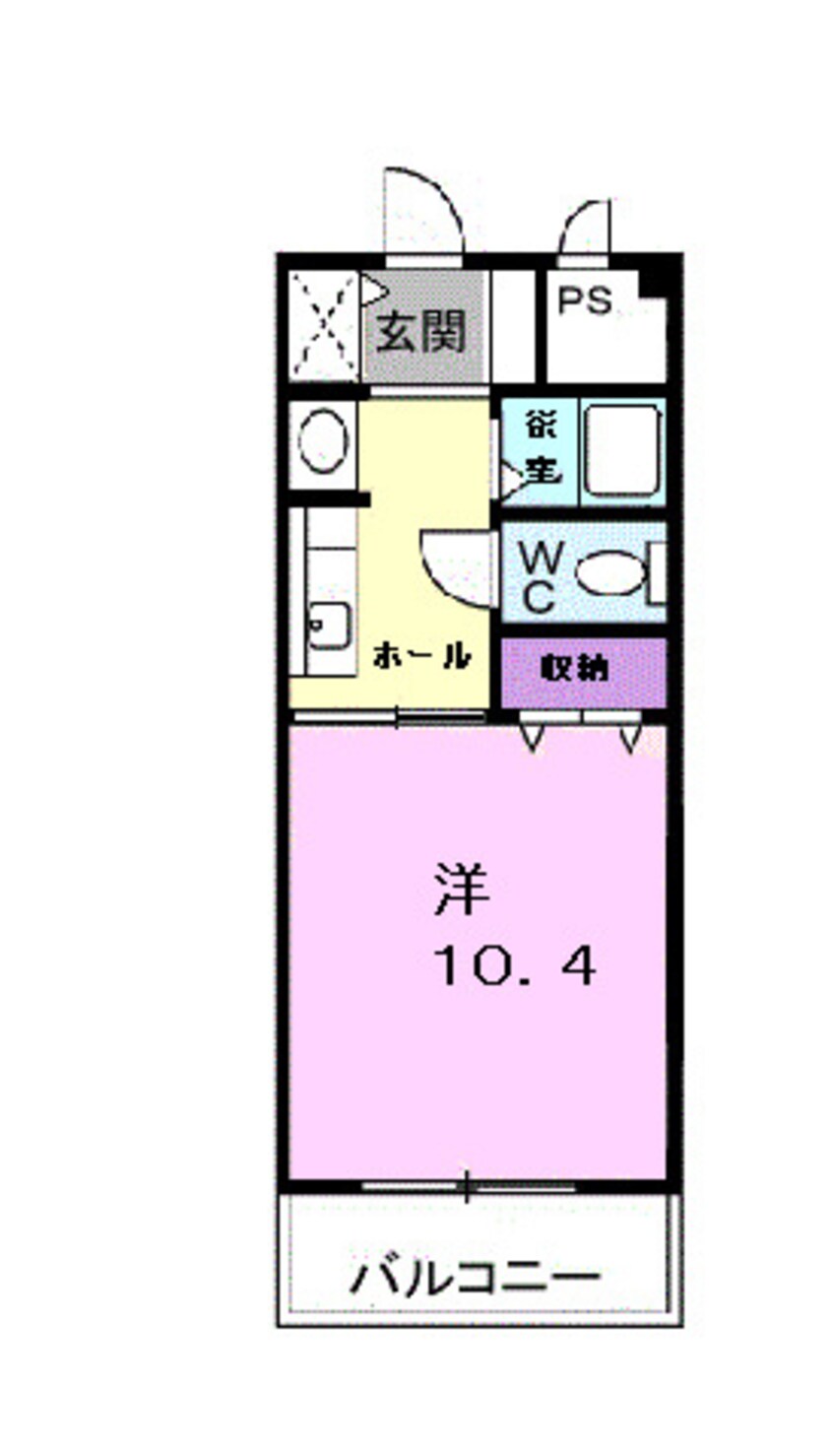 間取図 サンライズ宮川