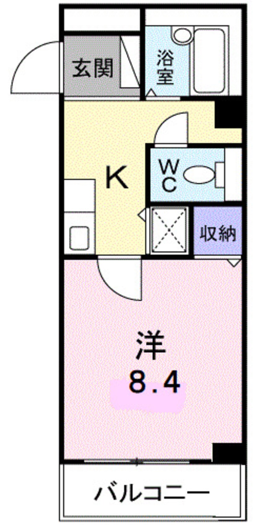 間取図 ジャンレジダンスＭ