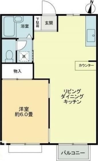 間取図 フォブールホロニックＢ