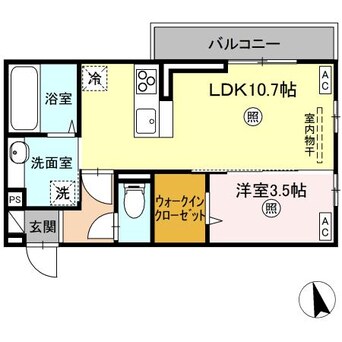 間取図 オラシオン B棟