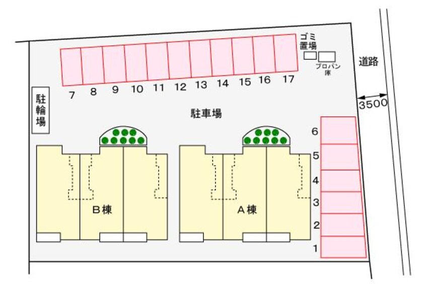 駐車場 アジェルワンＡ