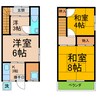 桜町　冨家邸 3Kの間取り