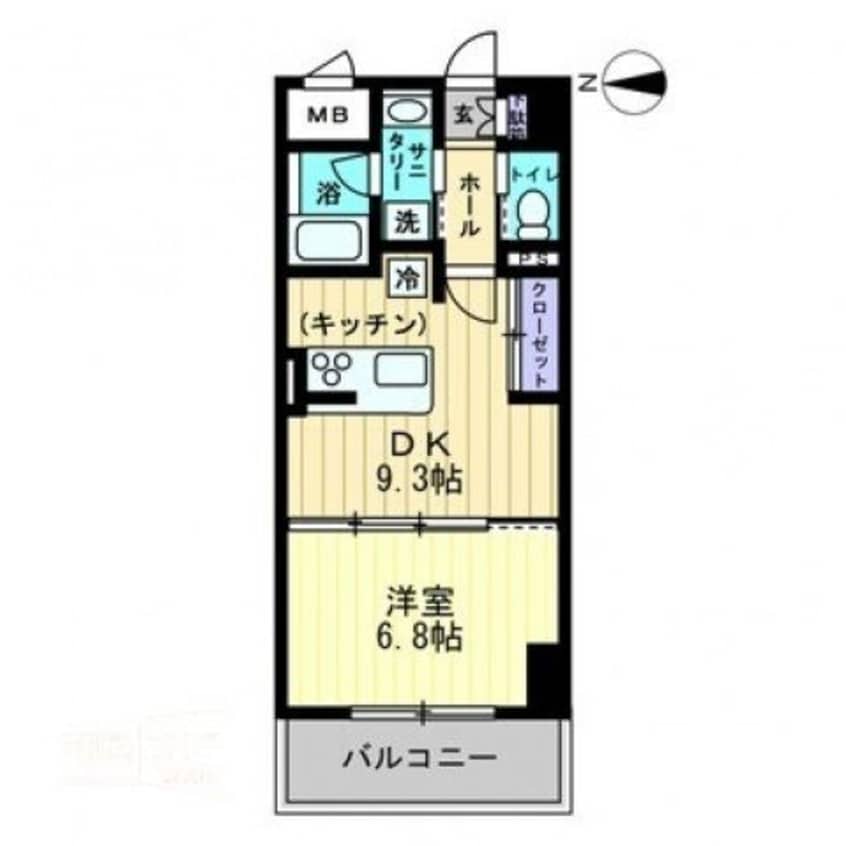 間取図 アルファレガロ中央町
