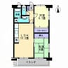 サンクトーム屋島 2LDKの間取り