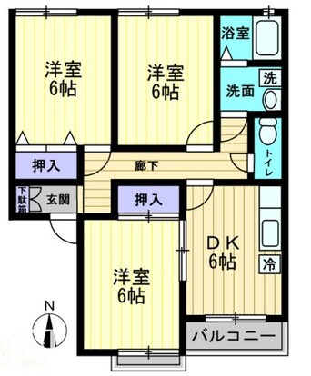 間取図 サンホープ三条