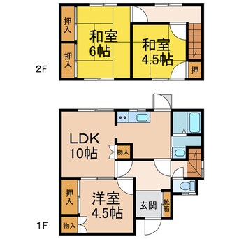 間取図 安田貸家