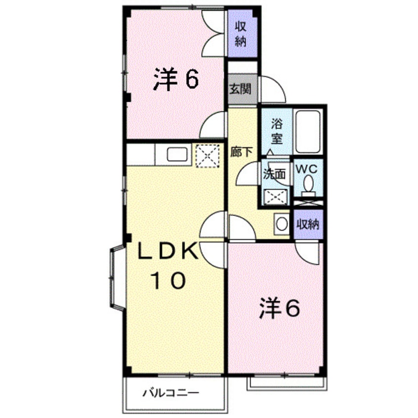 間取図 エム・エトアール　Ａ