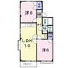 エム・エトアール　Ａ 2LDKの間取り