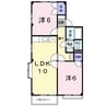 エム・エトアール　Ａ 2LDKの間取り