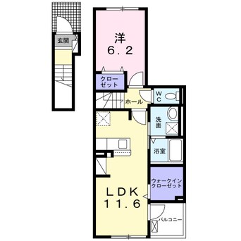 間取図 ザ・ビレッジグリーン福岡町Ⅱ