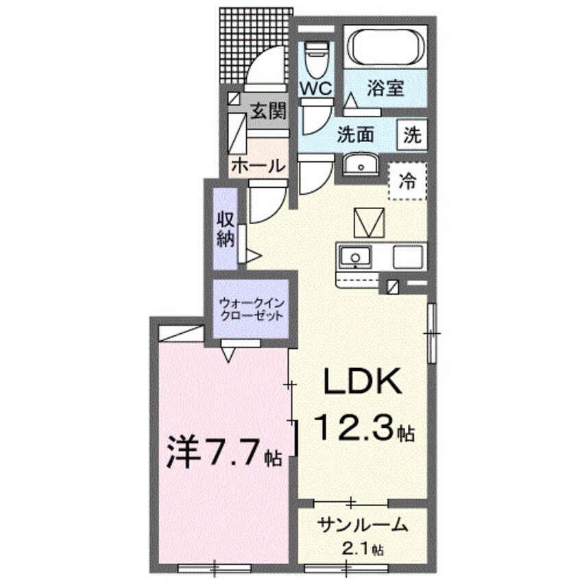 間取図 ル・グラン高松Ⅱ