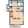 Ｔ・Ｋ　ＴＯＷＥＲ 1Kの間取り
