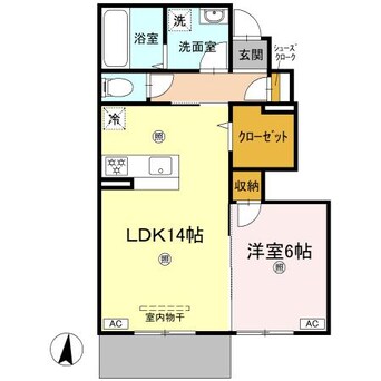 間取図 コートビレジ屋島Ⅲ