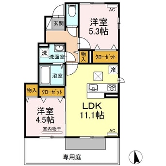 間取図 サンシャイン前田C棟 C棟