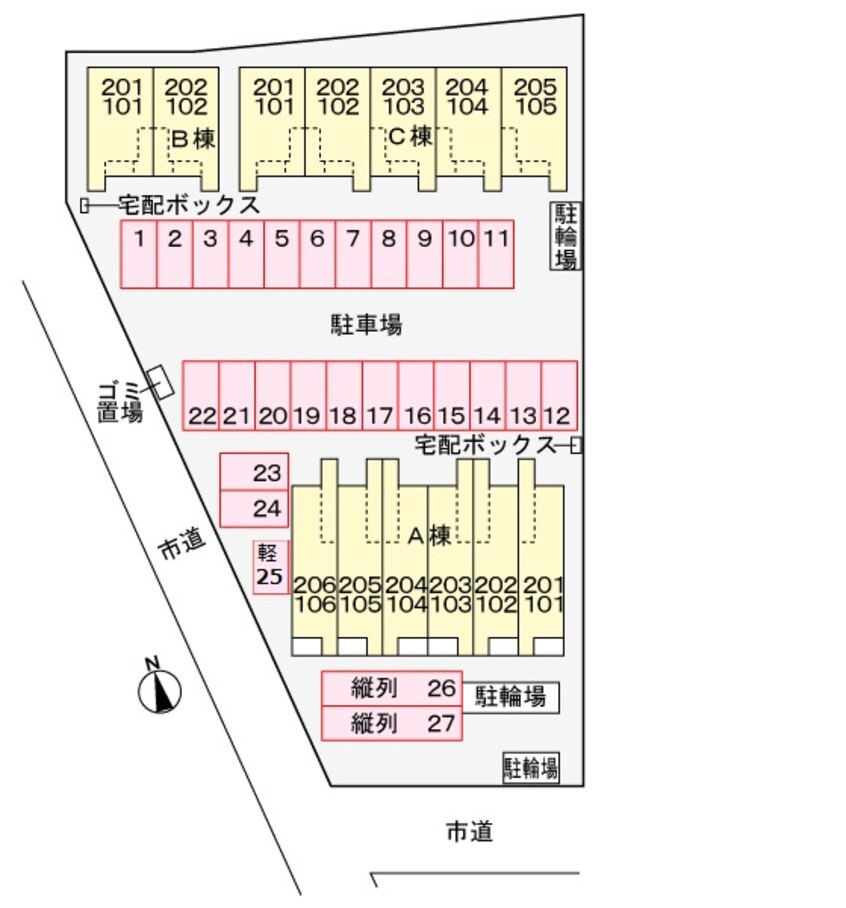 駐車場 エスポワールＡ