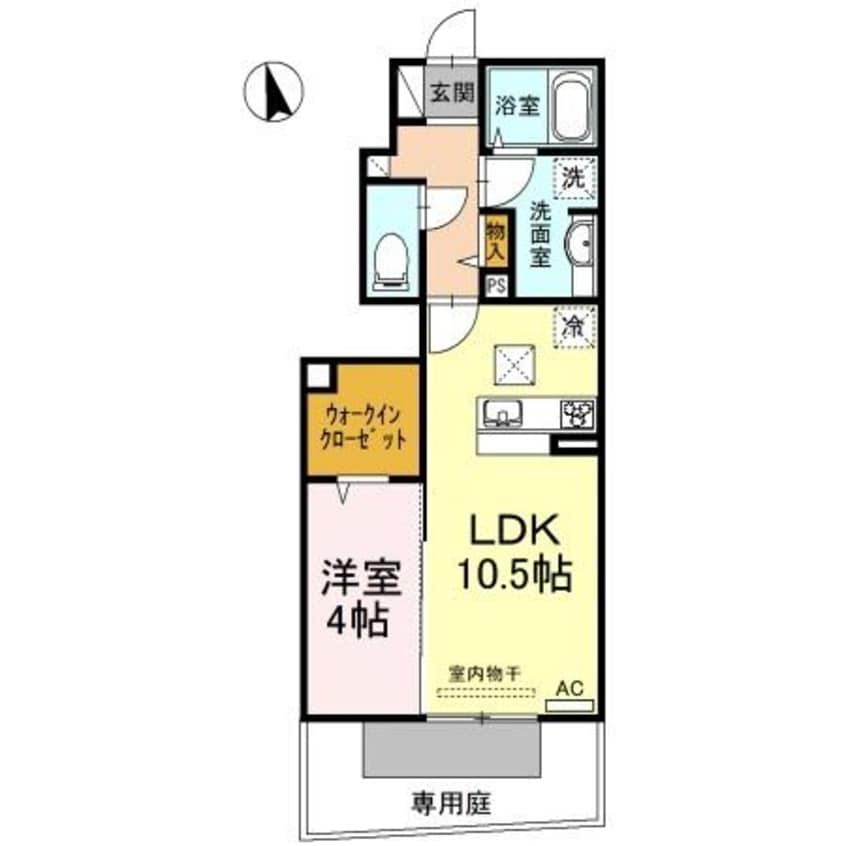 間取図 フェルマータ B棟